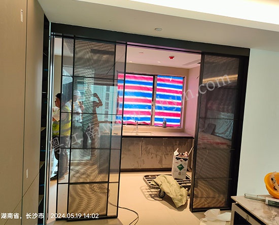 不銹鋼聯動移門