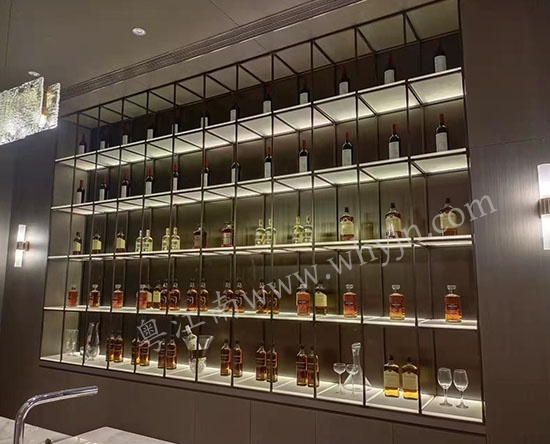 不銹鋼亞克力酒架